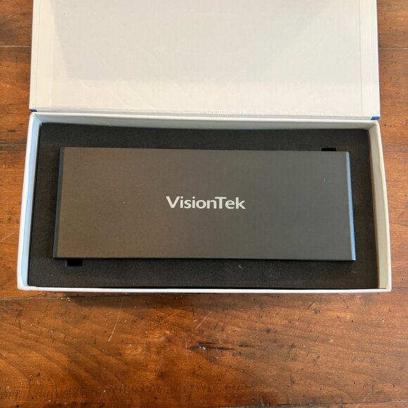 VisionTek VT4510 Dual Display 4K USB 3.0 / USB-C Docking Station with 100W Power - Picture 3 of 4